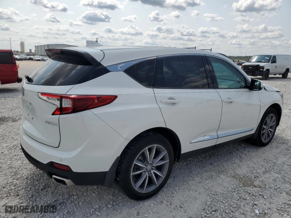 2022 Acura RDX w/Technology Package with VIN 5J8TC1H57NL006380, listed as a Copart auction lot 71384164 with 11,103 mi miles and Salvage Title. Bid and sale history available at carsss.com. Image 3.