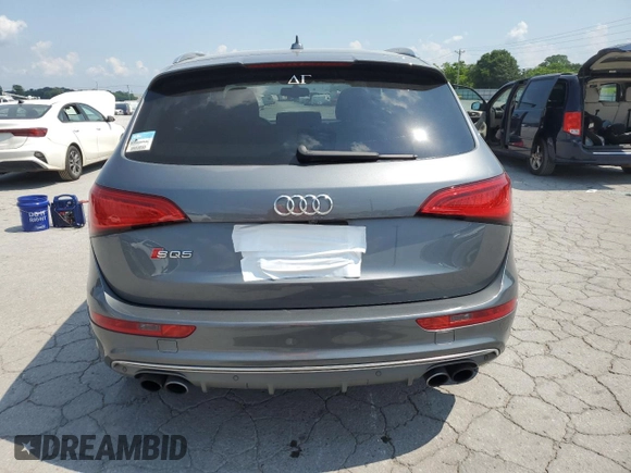 2014 Audi SQ5 Prestige with VIN WA1VGAFPXEA097666, listed as a Copart auction lot 62520445 with 89,596 mi miles and Salvage title. Bid and sale history available at DreamBid. Image 6.