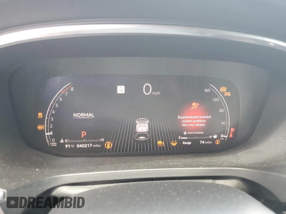2022 Acura MDX Technology with VIN 5J8YD9H44NL009259, listed as a Copart auction lot 64273575 with 40,217 mi miles and Salvage title. Bid and sale history available at DreamBid. Image 9.