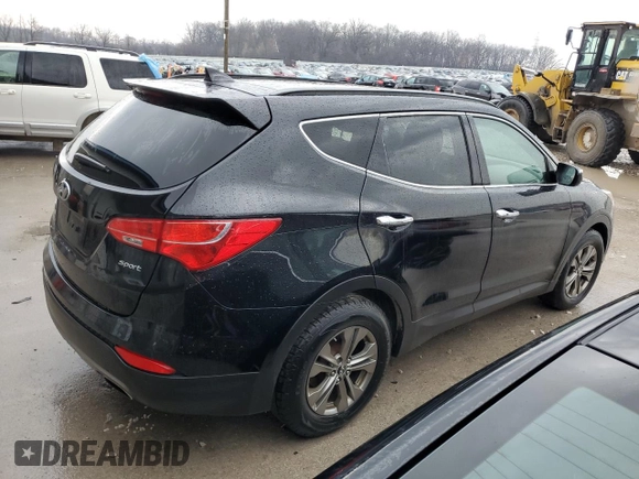 2014 Hyundai Santa Fe Sport with VIN 5XYZU3LB8EG155875, listed as a Copart auction lot 49855465 with 121,059 mi miles and Salvage Title. Bid and sale history available at carsss.com. Image 3.