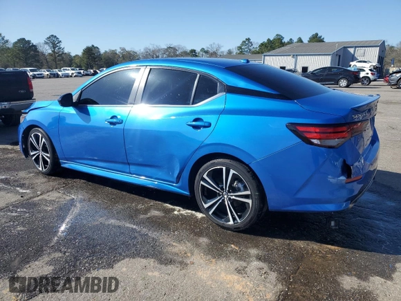 2021 Nissan Sentra SR with VIN 3N1AB8DV7MY303102, listed as a Copart auction lot 48352215 with 44,733 mi miles and Salvage Title. Bid and sale history available at DreamBid. Image 2.