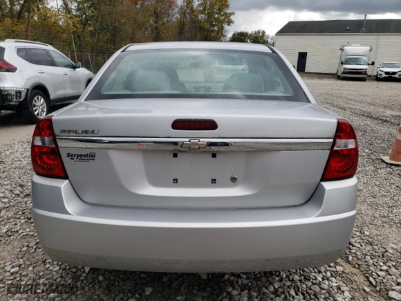 2005 Chevrolet Malibu with VIN 1G1ZS52F25F205137, listed as a Copart auction lot 75839844 with 60,832 mi miles and Clean Title. Bid and sale history available at carsss.com. Image 6.