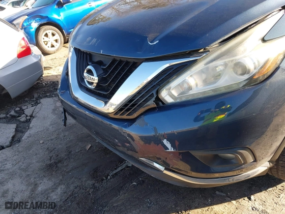 2015 Nissan Murano S with VIN 5N1AZ2MH6FN286594, listed as a IAAI auction lot 41490552 with 143,958 mi miles. Bid and sale history available at carsss.com. Image 19.