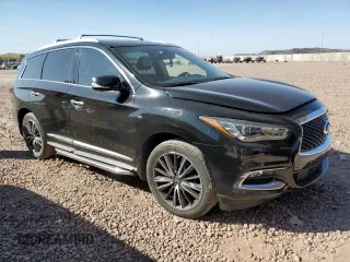 2017 Infiniti QX60 with VIN 5N1DL0MN6HC529148, listed as a Copart auction lot 45733505 with 105,000 mi miles and Salvage Title. Bid and sale history available at DreamBid. Image 4.