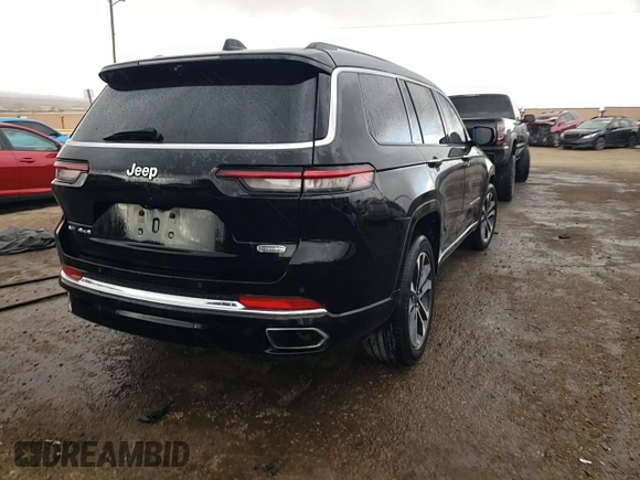 2022 Jeep Grand Cherokee Overland with VIN 1C4RJKDG5N8552142, listed as a Copart auction lot 47270055 with 52,377 mi miles and Salvage title. Bid and sale history available at DreamBid. Image 14.