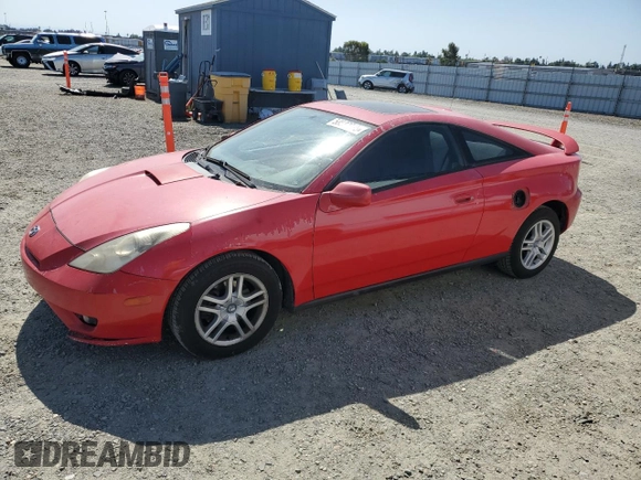 2005 Toyota Celica GT z VIN JTDDR32TX50181390, wystawiony jako Copart lot #58587815 z przebiegiem 235 807 mil mil oraz Tytuł czysty. Historia ofert i sprzedaży dostępna na DreamBid. Obrazek 1.