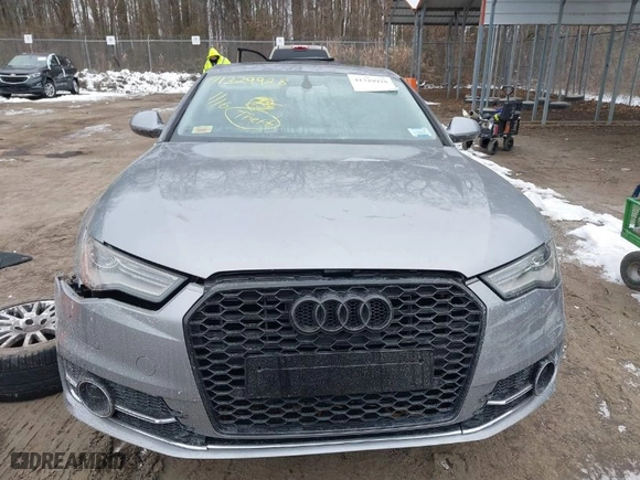 2016 Audi A6 3.0T Premium Plus with VIN WAUFGAFC6GN001256, listed as a IAAI auction lot 41329928 with NaN miles. Bid and sale history available at carsss.com. Image 13.
