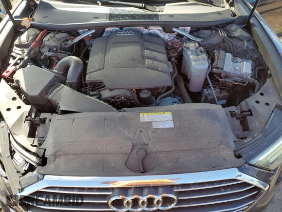 2019 Audi A6 Premium Plus with VIN WAUE8AF21KN128988, listed as a Copart auction lot 45857454 with 59,542 mi miles. Bid and sale history available at carsss.com. Image 11.