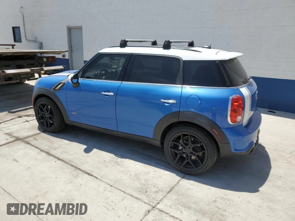2013 MINI Countryman S ALL4 with VIN WMWZC5C58DWP30824, listed as a Copart auction lot 62234645 with 78,938 mi miles and Clean title. Bid and sale history available at DreamBid. Image 2.