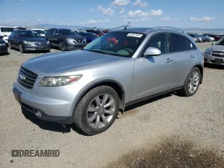 2005 Infiniti FX с VIN JNRAS08U35X101540, выставлен на аукционе Copart как лот 65097845 с пробегом 240 757 миль миль и Чистый • Clean title. История ставок и продаж доступна на DreamBid. Изображение 1.