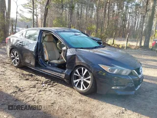 2017 Nissan Maxima SV with VIN 1N4AA6AP9HC399703, listed as a IAAI auction lot 41858782 with 89,131 mi miles. Bid and sale history available at carsss.com. Image 1.