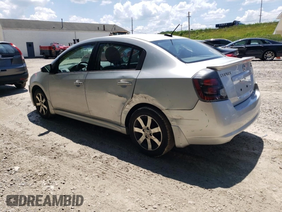 2012 Nissan Sentra SR with VIN 3N1AB6AP2CL607721, listed as a Copart auction lot 62948695 with 57,549 mi miles and Salvage title. Bid and sale history available at DreamBid. Image 2.