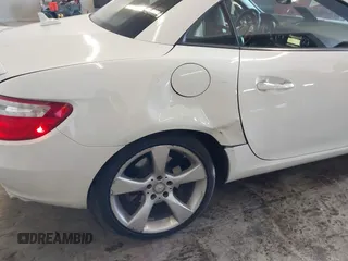 2012 Mercedes-Benz SLK-Class SLK 350 with VIN WDDPK5HA7CF033281, listed as a IAAI auction lot 41446225 with 99,518 mi miles. Bid and sale history available at carsss.com. Image 6.