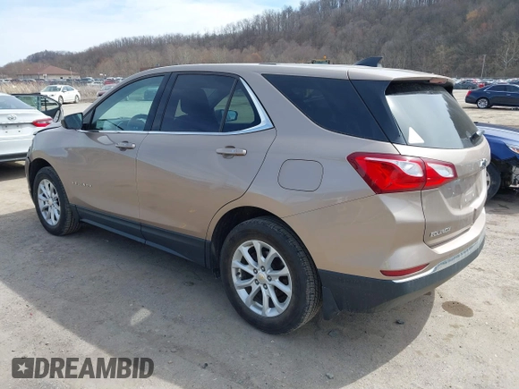 2018 Chevrolet Equinox LT with VIN 2GNAXSEV9J6337699, listed as a IAAI auction lot 41836428 with 101,487 mi miles. Bid and sale history available at carsss.com. Image 3.