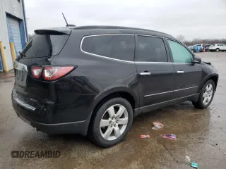 2017 Chevrolet Traverse Premier with VIN 1GNKVJKD4HJ174490, listed as a Copart auction lot 43977115 with 130,144 mi miles and Salvage Title. Bid and sale history available at DreamBid. Image 3.