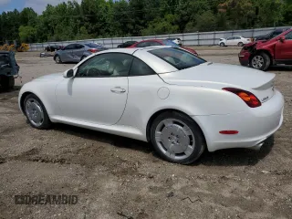 2003 Lexus SC 430 z VIN JTHFN48Y730038082, wystawiony jako Copart lot #52608085 z przebiegiem 133 491 mil mil oraz Szkody całkowita. Historia ofert i sprzedaży dostępna na DreamBid. Obrazek 2.
