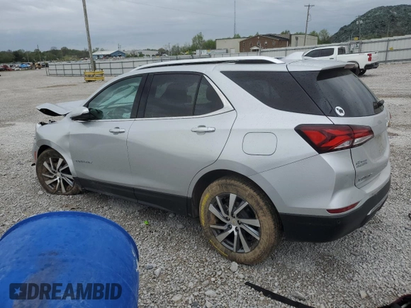 2022 Chevrolet Equinox Premier with VIN 2GNAXXEV2N6126007, listed as a Copart auction lot 53486305 with 70,123 mi miles and Salvage title. Bid and sale history available at DreamBid. Image 2.