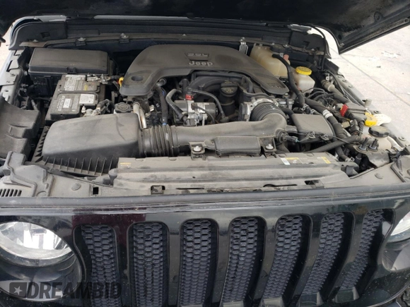 2021 Jeep Wrangler Unlimited Sport S with VIN 1C4HJXDG4MW609644, listed as a Copart auction lot 55459145 with 55,400 mi miles and Salvage title. Bid and sale history available at DreamBid. Image 12.