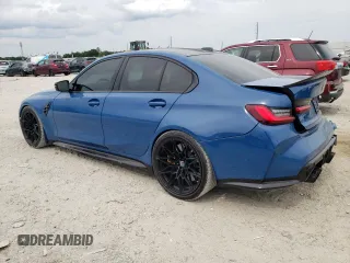 2023 BMW M3 Competition xDrive with VIN WBS43AY07PFP17918, listed as a Copart auction lot 58379405 with 11,581 mi miles and Salvage title. Bid and sale history available at DreamBid. Image 2.