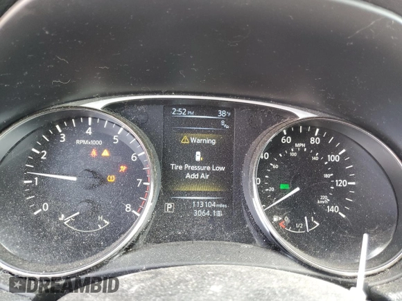 2016 Nissan Rogue SV with VIN KNMAT2MV3GP656594, listed as a Copart auction lot 47096865 with 113,104 mi miles and Salvage Title. Bid and sale history available at carsss.com. Image 9.
