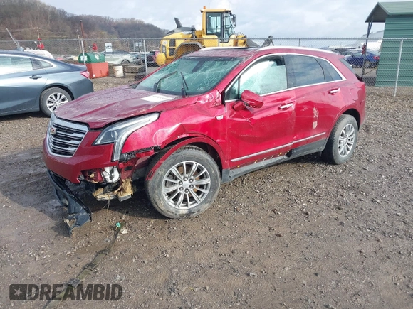 2019 Cadillac XT5 Luxury AWD with VIN 1GYKNDRS4KZ156024, listed as a IAAI auction lot 41913505 with 34,325 mi miles and . Bid and sale history available at carsss.com. Image 2.