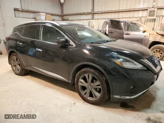 2020 Nissan Murano Platinum with VIN 5N1AZ2DS7LN114680, listed as a Copart auction lot 42124205 with 91,975 mi miles and Salvage Title. Bid and sale history available at carsss.com. Image 4.
