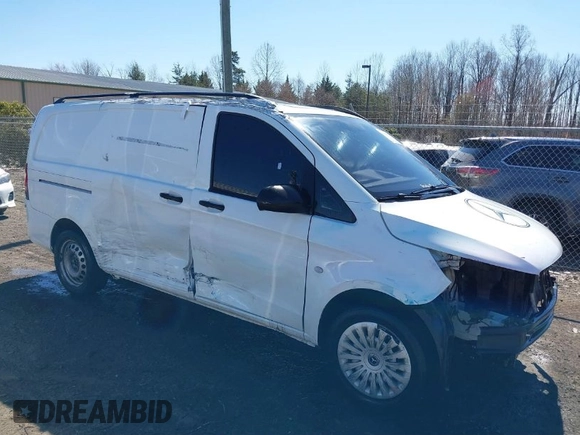 2017 Mercedes-Benz Metris Cargo with VIN WD3PG2EA9H3206977, listed as a IAAI auction lot 41828548 with 87,878 mi miles and . Bid and sale history available at carsss.com. Image 1.