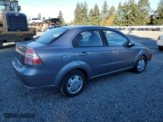 2009 Chevrolet Aveo LS with VIN KL1TD56E19B657514, listed as a Copart auction lot 79483574 with 125,817 mi miles and Salvage Title. Bid and sale history available at carsss.com. Image 3.