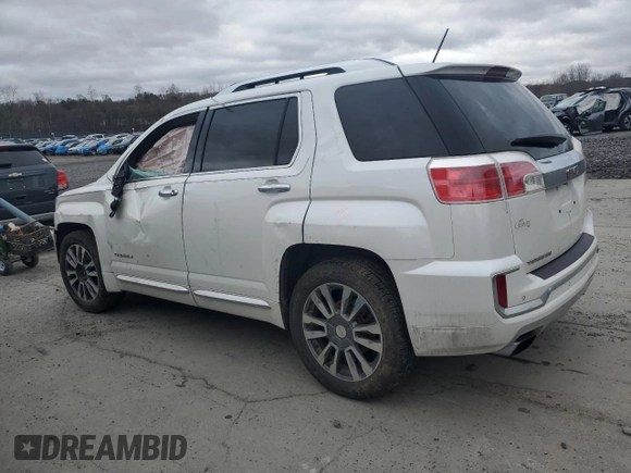 2016 GMC Terrain Denali z VIN 2GKFLRE32G6146804, wystawiony jako Copart lot #52802405 z przebiegiem Nie podano mil oraz Szkoda całkowita • Salvage title. Historia ofert i sprzedaży dostępna na DreamBid. Obrazek 2.