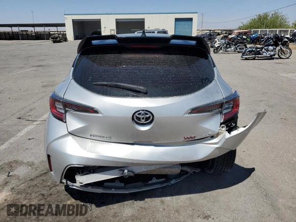 2021 Toyota Corolla Hatchback XSE with VIN JTNC4MBE2M3123882, listed as a Copart auction lot 65080864 with 44,429 mi miles and Salvage Title. Bid and sale history available at carsss.com. Image 6.