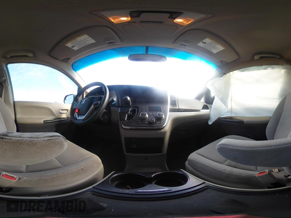 2015 Toyota Sienna LE AAS with VIN 5TDKK3DC2FS590667, listed as a IAAI auction lot 41997673 with 169,828 mi miles. Bid and sale history available at carsss.com. Image 18.