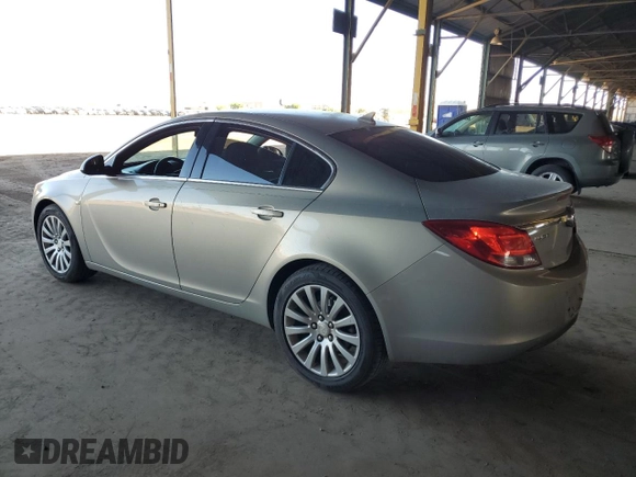 2011 Buick Regal CXL RL1 with VIN W04GN5ECXB1012499, listed as a Copart auction lot 62419045 with 166,534 mi miles and Clean title. Bid and sale history available at DreamBid. Image 2.