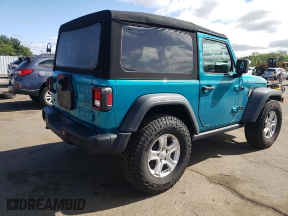 2020 Jeep Wrangler Willys z VIN 1C4GJXAG7LW260669, wystawiony jako Copart lot #57472685 z przebiegiem 21 075 mil mil oraz Szkoda całkowita • Salvage title. Historia ofert i sprzedaży dostępna na DreamBid. Obrazek 3.