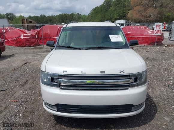 2014 Ford Flex SEL with VIN 2FMGK5C82EBD10918, listed as a IAAI auction lot 41966299 with 163,857 mi miles. Bid and sale history available at carsss.com. Image 12.