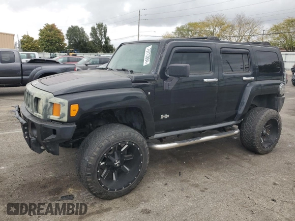 2008 Hummer H3 with VIN 5GTEN33E688229496, listed as a Copart auction lot 75712894 with 187,879 mi miles and Clean Title. Bid and sale history available at DreamBid. Image 1.