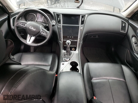 2021 Infiniti Q50 Pure z VIN JN1EV7AR6MM751988, wystawiony jako Copart lot #47480403 z przebiegiem 7 350 mil mil oraz Szkoda całkowita • Salvage title. Historia ofert i sprzedaży dostępna na DreamBid. Obrazek 8.