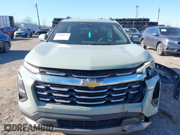 2025 Chevrolet Equinox FWD LT with VIN 3GNAXHEG2SL131819, listed as a IAAI auction lot 41700937 with 5,378 mi miles and . Bid and sale history available at DreamBid. Image 12.