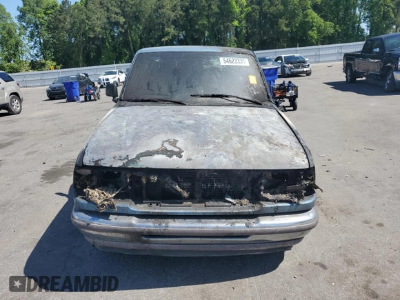 1997 Ford Ranger XLT with VIN 1FTCR10A2VUD26027, listed as a Copart auction lot 54623335 with Not provided miles and Salvage title. Bid and sale history available at DreamBid. Image 5.