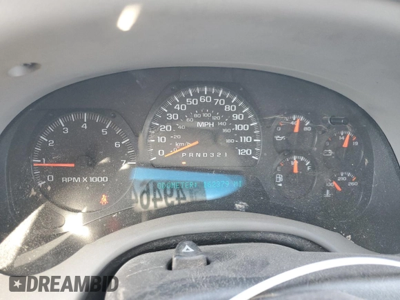 2008 Chevrolet TrailBlazer LT with VIN 1GNET13M082112564, listed as a Copart auction lot 49464395 with 162,379 mi miles and Salvage Title. Bid and sale history available at carsss.com. Image 9.