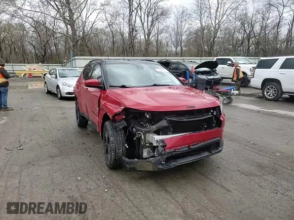 2021 Jeep Compass Altitude with VIN 3C4NJDBB9MT522210, listed as a Copart auction lot 51884765 with 38,768 mi miles and Salvage title. Bid and sale history available at DreamBid. Image 11.