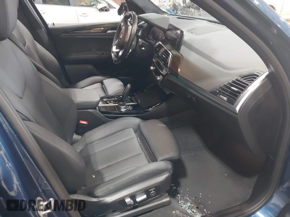 2021 BMW X3 xDrive30i with VIN 5UXTY5C02M9G23931, listed as a IAAI auction lot 41949325 with 44,345 mi miles and . Bid and sale history available at DreamBid. Image 5.