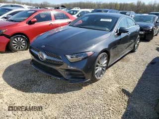 2021 Mercedes-Benz CLS with VIN W1K2J5JB9MA094775, listed as a Copart auction lot 43806573 with 15,375 mi miles. Bid and sale history available at carsss.com. Image 1.