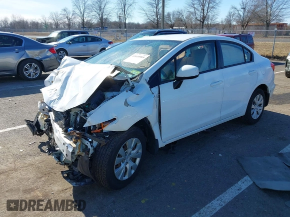 2012 Honda Civic LX with VIN 19XFB2F56CE379729, listed as a IAAI auction lot 41610909 with Not Provided miles and . Bid and sale history available at DreamBid. Image 2.
