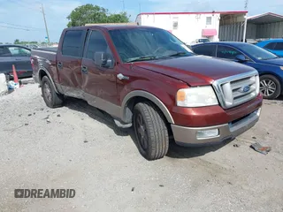 2005 Ford F-150 XLT with VIN 1FTPW12535KE05731, listed as a IAAI auction lot 42496388 with 210,545 mi miles and . Bid and sale history available at DreamBid. Image 1.