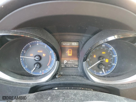2016 Toyota Corolla L with VIN 5YFBURHE6GP450267, listed as a Copart auction lot 76512284 with 164,374 mi miles and Salvage Title. Bid and sale history available at carsss.com. Image 9.