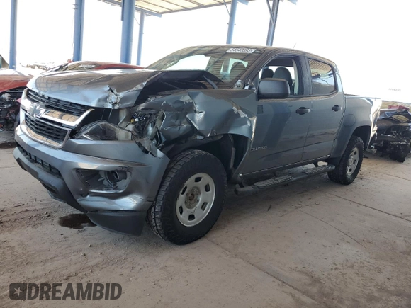 2020 Chevrolet Colorado 4WD Work Truck with VIN 1GCGTBEN6L1117067, listed as a Copart auction lot 54543595 with 75,372 mi miles and Salvage Title. Bid and sale history available at carsss.com. Image 1.