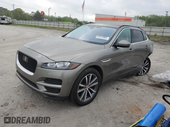 2019 Jaguar F-Pace 25t Prestige z VIN SADCK2FX0KA367828, wystawiony jako Copart lot #51312585 z przebiegiem 169 186 mil mil oraz Szkoda całkowita • Salvage title. Historia ofert i sprzedaży dostępna na DreamBid. Obrazek 1.