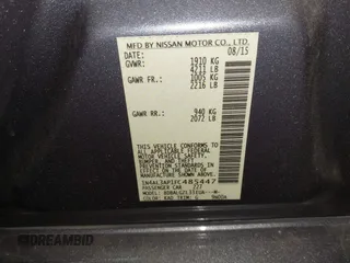 2015 Nissan Altima 2.5 S with VIN 1N4AL3AP1FC485447, listed as a IAAI auction lot 41999058 with 99,164 mi miles. Bid and sale history available at carsss.com. Image 9.