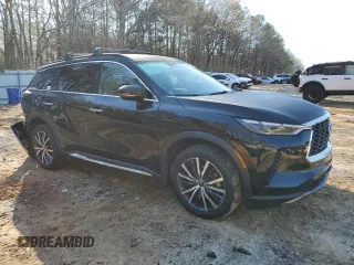 2024 Infiniti QX60 Autograph with VIN 5N1DL1HU6RC344915, listed as a Copart auction lot 48544125 with 7,927 mi miles and Salvage title. Bid and sale history available at DreamBid. Image 4.