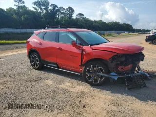 2021 Chevrolet Blazer RS with VIN 3GNKBERS6MS573933, listed as a Copart auction lot 57029055 with 39,454 mi miles and Non repairable. Bid and sale history available at DreamBid. Image 4.